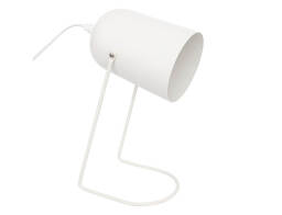 Atmosphera  Επιτραπέζιο φωτιστικό Faro με λαμπτήρα Ε14 και διαστάσεις 12x18x30cm - White