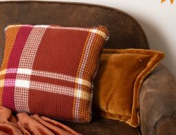 Atmosphera  Διακοσμητικό Μαξιλάρι Owen με διαστάσεις 45x45cm - Πολύχρωμο