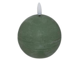 Atmosphera Διακοσμητικό Κερί LED Molia με διαστάσεις 12x12x13cm - Green