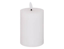 Atmosphera Διακοσμητικό Κερί LED Molia με διαστάσεις 7x7x12.5cm - White