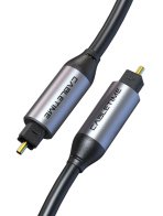 CABLETIME καλώδιο ήχου Toslink CT-AV380-P04GN gold plated 5mm 2m μαύρο
