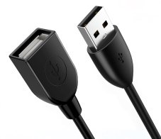 CABLETIME καλώδιο προέκτασης USB 2.0 CT-AMAF2.0 480Mbps 1.5m μαύρο