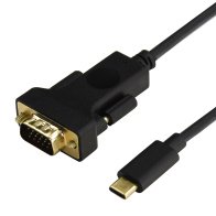 CABLETIME καλώδιο USB-C σε VGA CT-U31-CMVGA 1080p/60Hz 1.8m μαύρο
