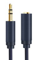CABLETIME καλώδιο προέκτασης ήχου 3.5mm CT-AV302-H11G gold plated 15m μπλε
