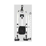 MotivationPro: Ιμάντες Γυμναστικής Suspension Trainer – Σετ Προπόνησης με Λαβές & Θήκη - Λευκό