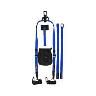 MotivationPro: Ιμάντες Γυμναστικής Suspension Trainer – Σετ Προπόνησης με Λαβές & Θήκη - Μπλε
