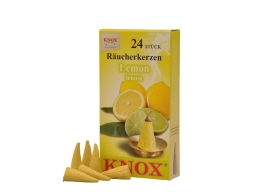 Αρωματικοί Κώνοι Knox με άρωμα Lemon - 24 τεμάχια