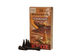 GWG Αρωματικοί Κώνοι Knox με άρωμα Chocolate - 24 τεμάχια