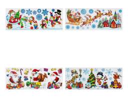 Χριστουγεννιάτικα Αυτοκόλλητα Fééric Lights & Christmas για παράθυρα, σε 4 επιλογές σχεδίων