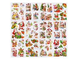 Χριστουγεννιάτικα Αυτοκόλλητα Fééric Lights & Christmas για παράθυρα, σε 12 επιλογές σχεδίων