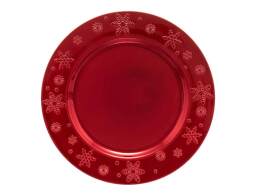 Πιατέλα σερβιρίσματος Fééric Lights & Christmas με διάμετρο 33cm - Red