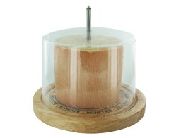 Kόπτης τυριού Cook Concept με ξύλινη βάση, καπάκι και διαστάσεις 18.2x24.5cm