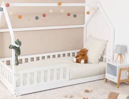 Atmosphera Παιδικό Κρεβάτι Bosco, Τύπου Montessori με διαστάσεις 195x98x145.5cm