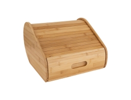 Ψωμιέρα 5five με καπάκι και διαστάσεις 30.4x33x21.6cm - Απόχρωση ξύλου