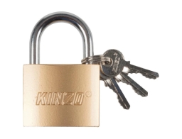 Λουκέτο ασφαλείας Πέταλο Kinzo με 3 κλειδιά - 50mm