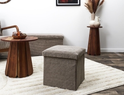 Σκαμπό Scott Home Deco Factory με αποθηκευτικό χώρο και διαστάσεις 38x38x38cm