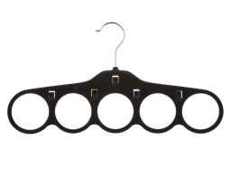 Κρεμάστρα για ζώνες & φουλάρια 5five με βελούδινη επένδυση - 5 θέσεων