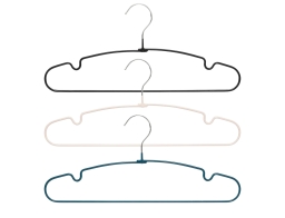 Σετ Κρεμάστρες ρούχων 5five με αντιολισθητική επένδυση - 10 τεμάχια - Σε 3 επιλογές χρώματος