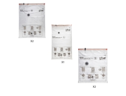 Σετ Αρωματικές Σακούλες Αποθήκευσης Κενού Αέρος 5five σε 3 μεγέθη - 5 τεμάχια - Σε 2 επιλογές αρώματος