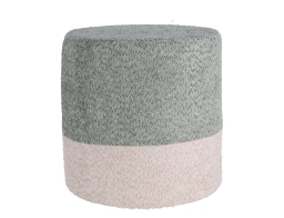 Σκαμπό Home & Styling Collection με διαστάσεις 35x34cm - Beige/Light Blue