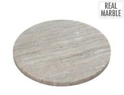 Επιφάνεια σερβιρίσματος από μάρμαρο με διαστάσεις 24x24x1.5cm - Sand