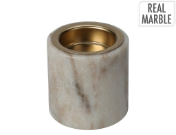 Διακοσμητικό Κηροπήγιο από Μάρμαρο, με διαστάσεις 6x6x6cm - Sand