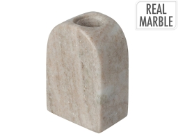 Διακοσμητικό Κηροπήγιο από Μάρμαρο, με διαστάσεις 6x4x8.5cm - Sand