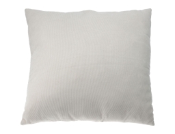 Διακοσμητικό Μαξιλάρι με πλέξη ριμπ και διαστάσεις 45x45cm - Off White