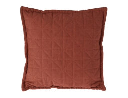 Διακοσμητικό Μαξιλάρι με πλέξη ριμπ και διαστάσεις 45x45cm - Tabac