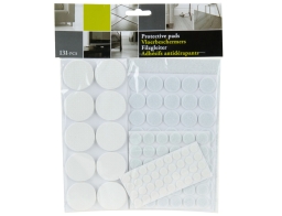 Προστατευτικά Αυτοκόλλητα Επίπλων - 131 τεμάχια - Λευκό
