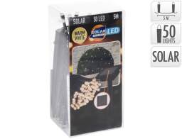 Ηλιακός Διακοσμητικός Φωτισμός 50LED - 5 Μέτρα - Θερμό Λευκό