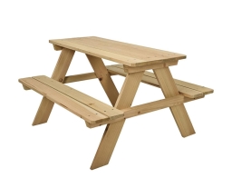 Παιδικό Τραπέζι Πικ - Νικ από ξύλο ελάτου, με διαστάσεις 89x79x50cm
