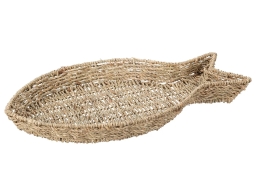 Διακοσμητικός δίσκος σε σχήμα ψαριού με διαστάσεις 45x26x4.5cm