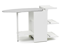 Ξύλινη Σιδερώστρα Stiromobile ARiT με 3 ράφια και διαστάσεις 153x55x88cm - White