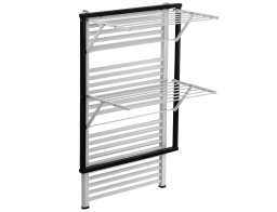 Απλώστρα Klaus ARiT για Καλοριφέρ μπάνιου από ξύλο, με συνολική επιφάνεια απλώματος 10m και διαστάσεις 68x45x89cm - Black