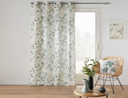 Κουρτίνα Μέτριας Σκίασης Palmiflore Douceur d'intérieur με τρουκς και διαστάσεις 140x260cm