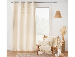 Douceur d'intérieur Κουρτίνα Υψηλής Σκίασης Inca  με τρουκς και διαστάσεις 140x240cm