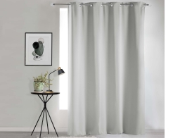 Κουρτίνα Συσκότισης Occult Douceur d'intérieur με τρουκς και διαστάσεις 135x280cm - Pearl
