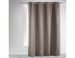 Douceur d'intérieur Occult Κουρτίνα Συσκότισης 135x280cm Hazelnut