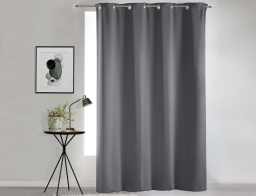 Douceur d'intérieur Occult Κουρτίνα Συσκότισης 135x280cm Slate Grey