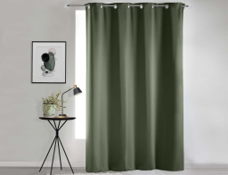 Douceur d'intérieur  Κουρτίνα Συσκότισης Occult με τρουκς και διαστάσεις 135x280cm - Khaki