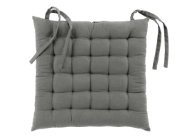 Διακοσμητικό Μαξιλάρι Καρέκλας Twily Douceur d'intérieur με διαστάσεις 38x38cm - Grey