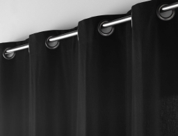 Douceur d'intérieur Twily Κουρτίνα Παραθύρου Mέτριας Σκίασης 135x260cm Μαύρο