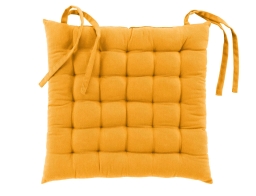 Διακοσμητικό Μαξιλάρι Καρέκλας Twily Douceur d'intérieur με διαστάσεις 38x38cm - Yellow