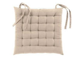 Διακοσμητικό Μαξιλάρι Καρέκλας Twily Douceur d'intérieur με διαστάσεις 38x38cm - Linen