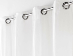Douceur d'intérieur Twily Κουρτίνα Παραθύρου Mέτριας Σκίασης 135x180cm Λευκή