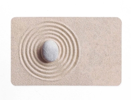 Υπεραπορροφητικό Πατάκι Μπάνιου Serena Douceur d'intérieur από πολυεστέρα - καουτσούκ, με διαστάσεις 50x80cm