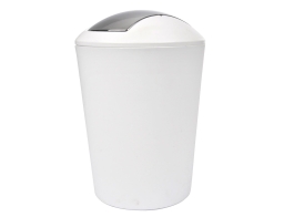 Douceur d'intérieur Καλάθι απορριμμάτων με χωρητικότητα 5.6L και διαστάσεις  19.7x28.5cm - White