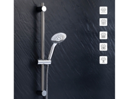 Στήλη Μπάνιου Hydro Douceur d'intérieur με 5 λειτουργίες ροής και ύψος 150cm - Silver