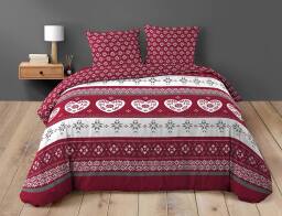 Douceur d'intérieur  Σετ Υπέρδιπλη Παπλωματοθήκη & 2 Μαξιλαροθήκες Alpage από βαμβάκι 42TC, με διαστάσεις 220x240cm